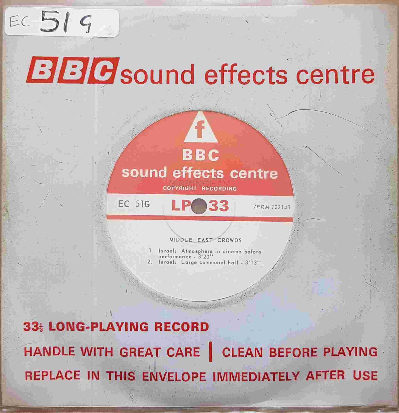 Picture of EC 51G Middle East crowds by artist Not registered from the BBC records and Tapes library